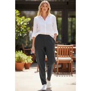 Eddie Bauer Women's Ankle Pants Sz L Traveler Casual Activewear PerformanceWear